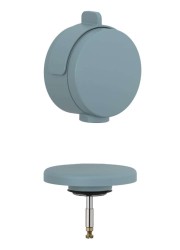 KLUDI - Rotexa Vrchní sada k vanové odtokové a přepadové soupravě s napouštěním, matná petrolejová (71826O3-00)