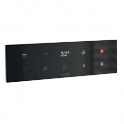 KLUDI - Tronic Termostatická baterie pod omítku, pro 3 spotřebiče, černá (38310G1-00)