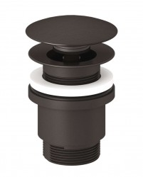 KLUDI - Umyvadlová výpusť, Push-Open, broušený Gunmetal (10426N2-00)