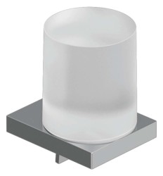 KLUDI - Vela C Dávkovač mýdla s držákem, sklo/chrom (3197605)