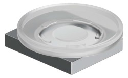 KLUDI - Vela C Mýdlenka s držákem, sklo/chrom (3198505)