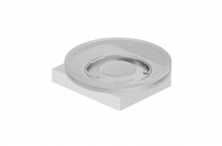 KLUDI - Vela C Mýdlenka s držákem, sklo/matná bílá (3198553)