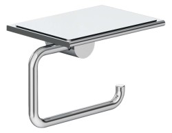 KLUDI - Vela R Držák toaletního papíru s poličkou, chrom (5897105)