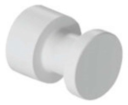 KLUDI - Vela R Háček, matná bílá (5898453)