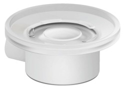 KLUDI - Vela R Mýdlenka s držákem, sklo/matná bílá (5898553)