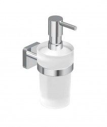 KLUDI - Vela S Dávkovač mýdla s držákem, sklo/chrom (2597605)