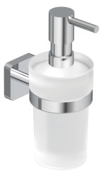 KLUDI - Vela S Dávkovač mýdla s držákem, sklo/chrom (2597605)
