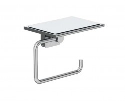 KLUDI - Vela S Držák toaletního papíru s poličkou, chrom (2597105)