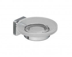 KLUDI - Vela S Mýdlenka s držákem, sklo/chrom (2598505)