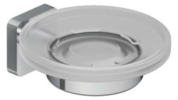 KLUDI - Vela S Mýdlenka s držákem, sklo/chrom (2598505)