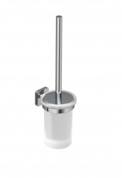 KLUDI - Vela S WC štětka nástěnná s držákem, sklo/chrom (2597405)