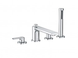 KLUDI - Zenta SL Baterie na okraj vany, 4-otvorová instalace, chrom (484240565)