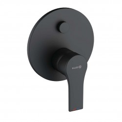 KLUDI - Zenta SL Baterie pod omítku pro 2 spotřebiče, matná černá (487593965)