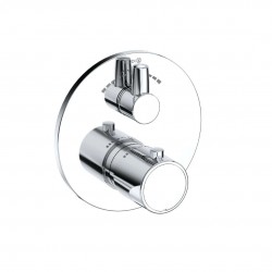 KLUDI - Zenta SL Termostatická baterie pod omítku, pro 2 spotřebiče, chrom (388100545)