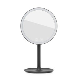 Kosmetické zrcátko SAT sklopné s LED osvětlením černá SATZKLEDC (SATZKLEDC)