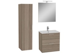 Koupelnová sestava s umyvadlem 60 cm včetně umyvadlové baterie, vtoku a sifonu VitrA Mia cordoba KSETMIA60C (KSETMIA60C)