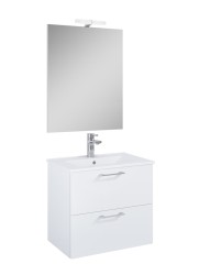 Koupelnová sestava s umyvadlem Ceramia Lea 61,5x55x41,7 cm bílá LEASET60B (LEASET60B)