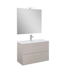 Koupelnová sestava s umyvadlem Ceramia Lea 81,4x55x41,7 cm kašmír LEASET80C (LEASET80C)