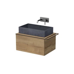 Koupelnová skříňka Naturel Oxo 70x36x50 cm dub halifax mat OXO701ZDP (OXO701ZDP)