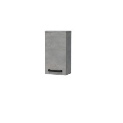 Koupelnová skříňka nízká s černou úchytkou SAT Cube Way 32,5x63x20 cm beton mat CUBE3CH32BE (CUBE3CH32BE)