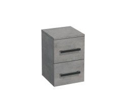 Koupelnová skříňka nízká SAT Cube Way 32,5x49,3x33 cm beton CUBE3CHN32BE (CUBE3CHN32BE)