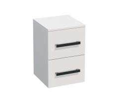 Koupelnová skříňka nízká SAT Cube Way 32,5x49,3x33 cm bílá lesk CUBE3CHN32BL (CUBE3CHN32BL)