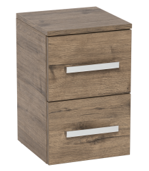 Koupelnová skříňka nízká SAT Cube Way 32,5x49,3x33 cm dub wellington CUBE3CHN32DW (CUBE3CHN32DW)
