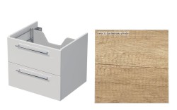 Koupelnová skříňka pod desku se 2 zásuvkami Naturel Ratio 80x56x50 cm dub Nebraska přírodní ZB802Z56.31 (ZB802Z56.31)