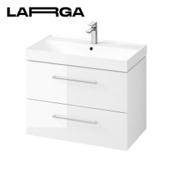 Koupelnová skříňka pod umyvadlo Cersanit LARGA 79,4x57,2x44,4 cm bílá lesk S932-073 (S932-073)