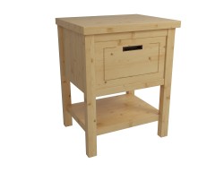 Koupelnová skříňka pod umyvadlo Naturel Country 65x85x53 cm přírodní COUNTRY65ZBUNA (COUNTRY65ZBUNA)