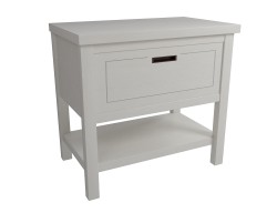 Koupelnová skříňka pod umyvadlo Naturel Country 79,5x85x53 cm bílá COUNTRY80ZBUBI (COUNTRY80ZBUBI)