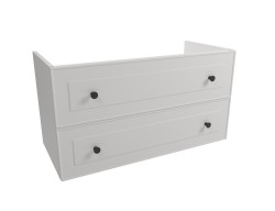 Koupelnová skříňka pod umyvadlo Naturel Forli 100x53x46 cm bílá FORLI100BI (FORLI100BI)