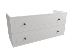 Koupelnová skříňka pod umyvadlo Naturel Forli 120x53x46 cm bílá FORLI120BI (FORLI120BI)