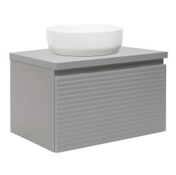Koupelnová skříňka pod umyvadlo Naturel Savona 98x43x44,8 cm šedá mat SAVONA100GMD (SAVONA100GMD)