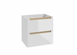Koupelnová skříňka pod umyvadlo Naturel Stilla 60x60x45 cm bílá STILLAD06056 (STILLAD06056)