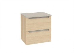 Koupelnová skříňka s kašmírovou krycí deskou Naturel Stilla 60x60x45 cm dub Vicenza mat STILLADV06056D (STILLADV06056D)