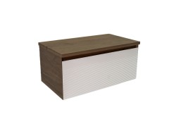 Koupelnová skříňka s krycí deskou Naturel Monza 79x30x45 cm ořech mat MONZA80WN (MONZA80WN)