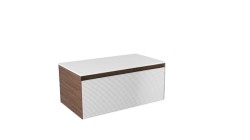 Koupelnová skříňka s krycí deskou Naturel Monza 79x30x45 cm ořech mat MONZA80WND (MONZA80WND)