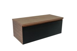 Koupelnová skříňka s krycí deskou Naturel Monza 99x30x45 cm ořech mat MONZA100BN (MONZA100BN)