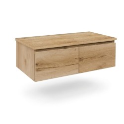Koupelnová skříňka s krycí deskou SAT B-Way 119x30x45 cm dub mat BWAY120OAKD (BWAY120OAKD)