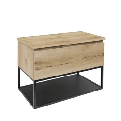 Koupelnová skříňka s krycí deskou SAT B-Way dub mat BWAY60OAKDESK (BWAY60OAKDESK)