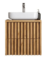 Koupelnová skříňka s krycí deskou SAT Delano 60x46 cm dub mat DELANO60ZDDE (DELANO60ZDDE)
