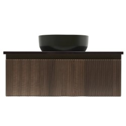 Koupelnová skříňka s krycí deskou SAT Evolution 98x30x44,8 cm ořech mat SATEVO100NAD (SATEVO100NAD)