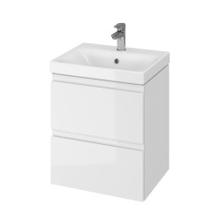 Koupelnová skříňka s umyvadlem Cersanit MODUO 49,4x62x39,7 cm bílá lesk S801-230-DSM (S801-230-DSM)
