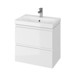 Koupelnová skříňka s umyvadlem Cersanit MODUO 59,5x62x37,5 cm bílá lesk S801-227-DSM (S801-227-DSM)