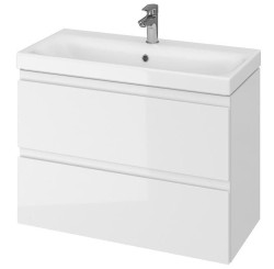 Koupelnová skříňka s umyvadlem Cersanit Moduo 79,5x57x37,5 cm bílá S801-225-DSM (S801-225-DSM)