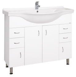 Koupelnová skříňka s umyvadlem Keramia Pro 102x55 cm bílá PRO100DV (PRO100DV)