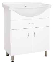 Koupelnová skříňka s umyvadlem Keramia Pro 70x56 cm bílá PRO70Z (PRO70Z)