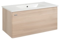 Koupelnová skříňka s umyvadlem Naturel Ancona 100x45x46 cm akácie ANCONA2100DV (ANCONA2100DV)