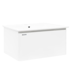 Koupelnová skříňka s umyvadlem Naturel Ancona 100x45x46 cm bílá lesklá ANCONA2100DVB (ANCONA2100DVB)